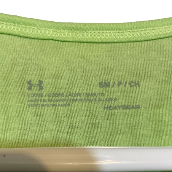 Under Armor Neon Green Tank - Picture 3 of 4